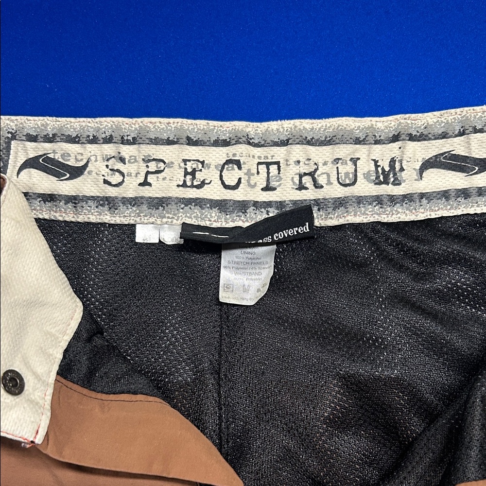 Men's Cargo downhill cycling Shorts in Brown and Gray - Picture 2 of 4